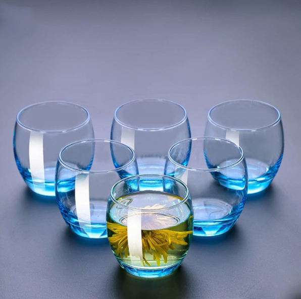 Bộ cốc (ly)  thủy tinh thấp Luminarc Salto Blue 6 chiếc J1584- 32cl