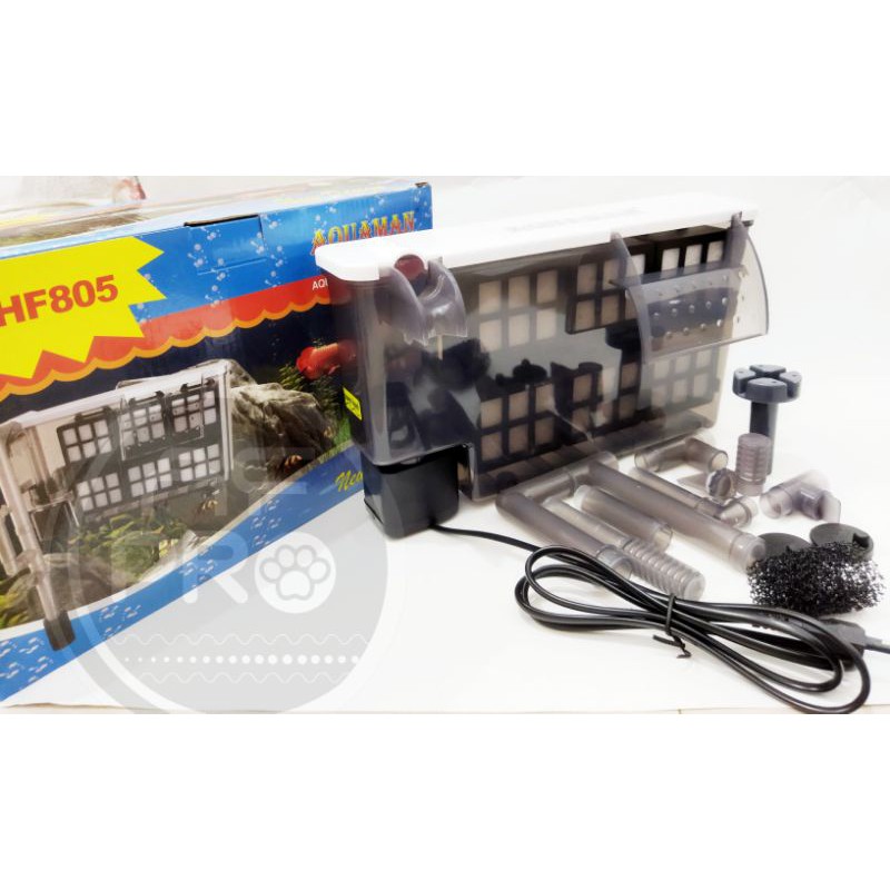 Pompa aquarium filter gantung hanging filter AQUAMAN WP HF 805