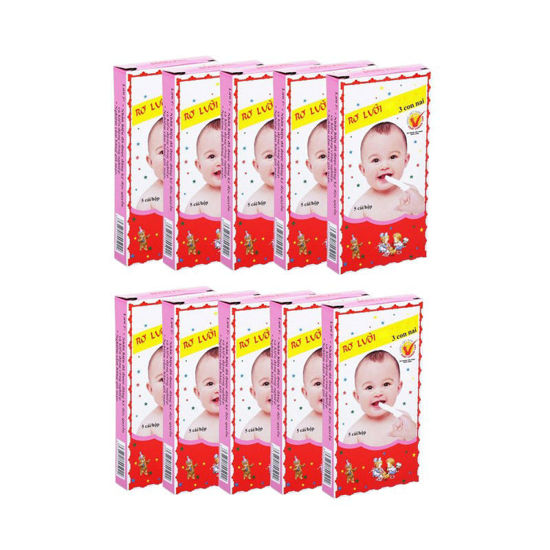 Gạc rơ lưỡi dopha Hộp 5 cái
