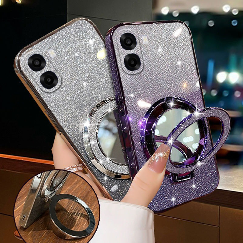 New%20Phone%20case%20OPPO%20A6X%20A6%20Pro%20Back%20cover%20with%20Makeup%20Mirror%20Holder%20Stand%20Luxury%20Shiny%20Gradient%20Plating%20Glitter%20Slim%20For%20OPPO%20A6%20Pro%20A6X%20case%20-%20Image%202