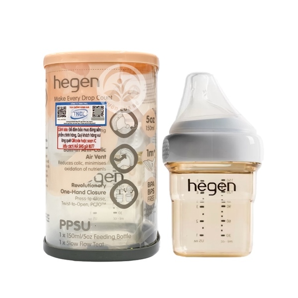 Bình sữa Hegen PPSU 150ml - 240ml .FULL BOX