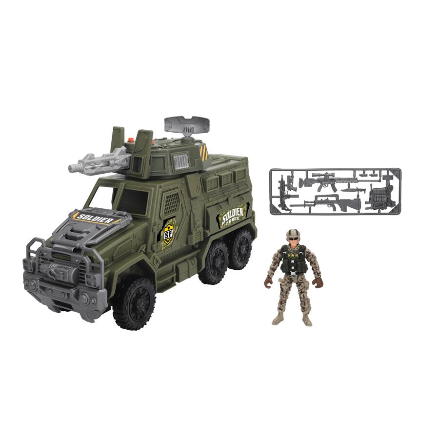 Soldier Force โซลเยอร์ ฟอร์ซ ชุดรถบรรทุกยุทธวิธีเช๊ต Only At Toys R Us ...