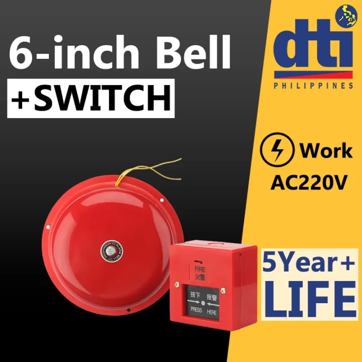 [Original 24 hours delivery]Fire Alarm Bell Manual Switch 6