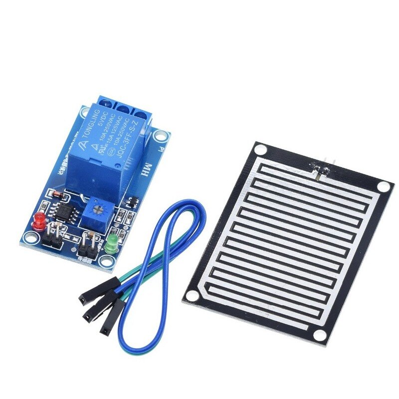 Snow Raindrops Detection Sensor Module Rain Weather Module Humidity For Arduino Relay Control Module Rain Water Sensor Module
