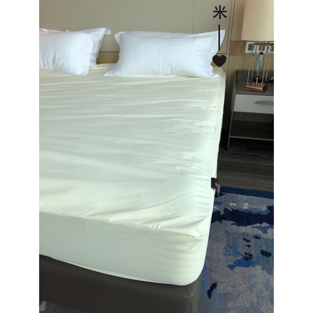 [Local Seller] Waterproof Hilton Mattress Protector / Fitted Bedsheet