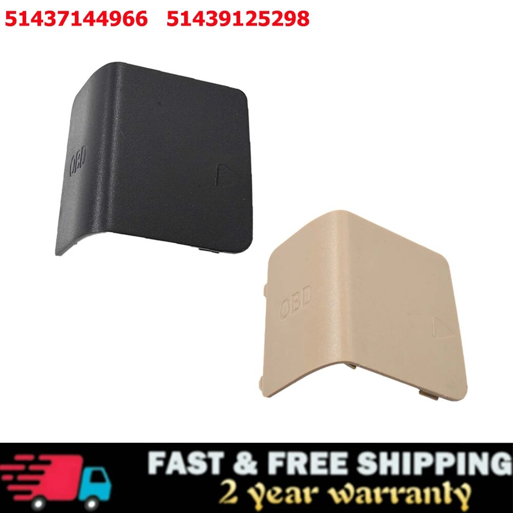 Car Interior Kick Panel Cap Lhd Left Obd Plug Cover Trim for Bmw 1 Series E81 E82 E84 E87 E88 51439125298 51437144966
