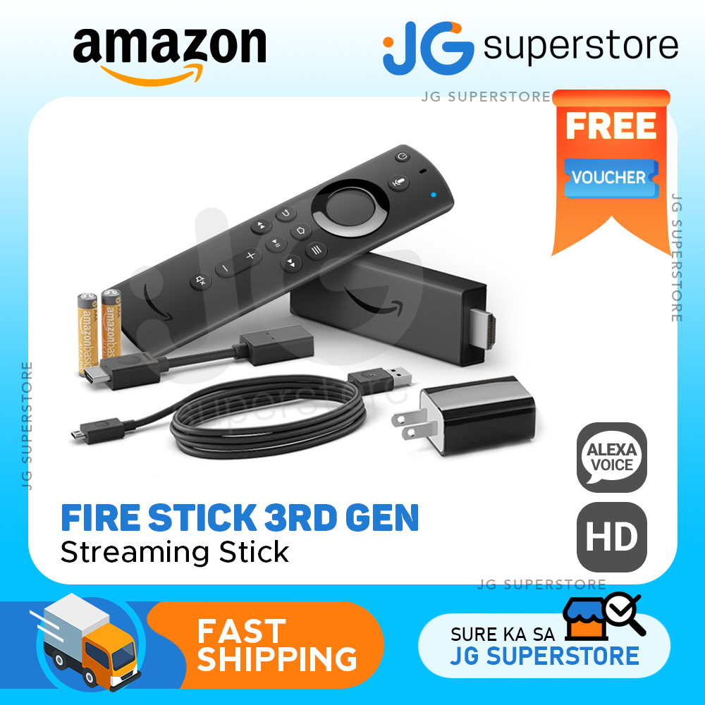 Amazon Fire TV 4K Ultra HD and Alexa Voice Remote 3rd Gen SHIPS WORLDWIDE 