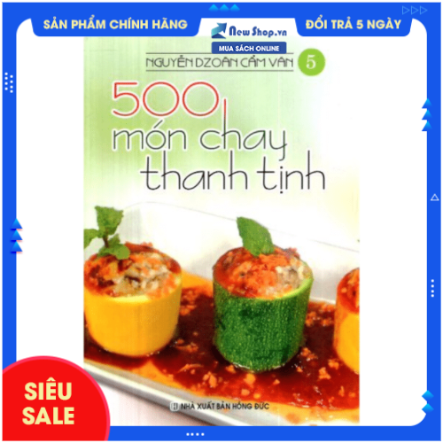 Sách - 500 món chay thanh tịnh - tập 5 - newshop