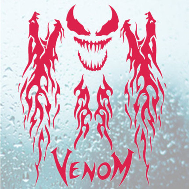 【Shop the Latest Trends】Venom Motorcycle Bull Fire Modified Stickers ...