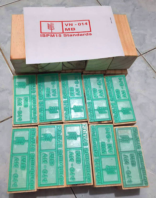 Con Dấu IPPC: Dùng để đóng lên Pallet Gỗ, Kiện Gỗ, Ván Ép....