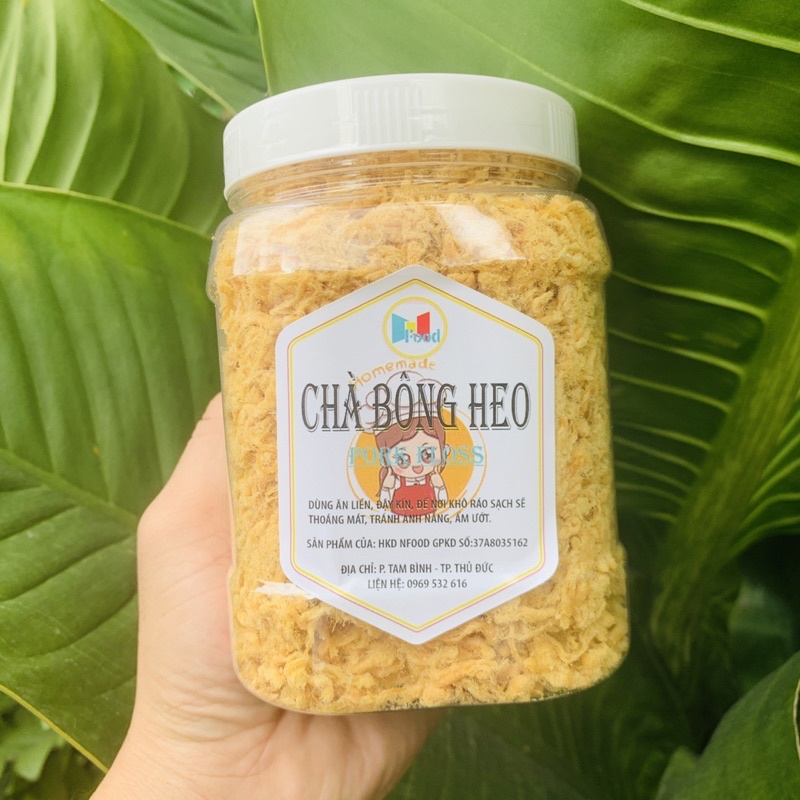 Chà Bông Heo Xù Hũ 500.Gram - Ruốc Bông