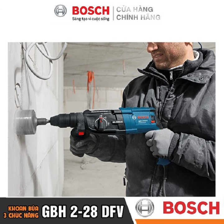 [Chính Hãng] Máy Khoan Búa Bosch GBH 2-28 DFV (28MM-820W)