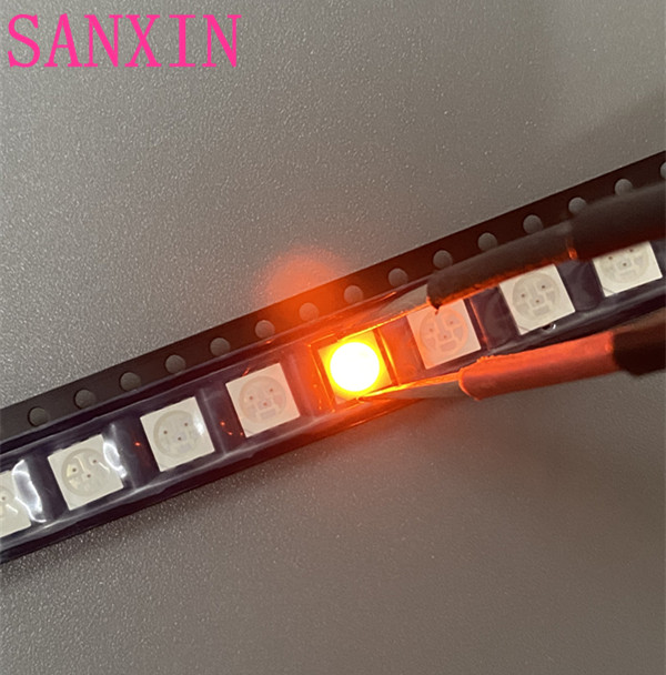 Satisfaction 75 Led 【Satisfaction guarantee】200pcs SMD 5050 LED Chip Orange 20mA DC 2V LED ...