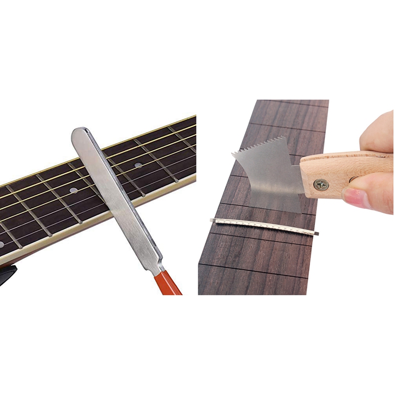 HU-Guitar Neck Curvature Measurement Dial Indicator Guitar Fingerboard Measuring Flat Ruler Reset Calibration