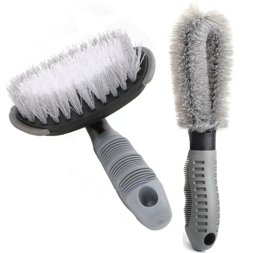 [HCM]Combo 3 Bàn Chải Vệ Sinh Bánh Xe Cọ Vệ Sinh Mâm Xe Lazang Chuyên Dụng