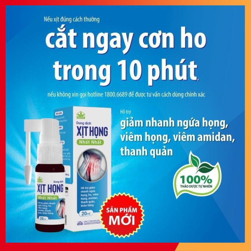Xịt họng Nhât Nhât lọ 20ml