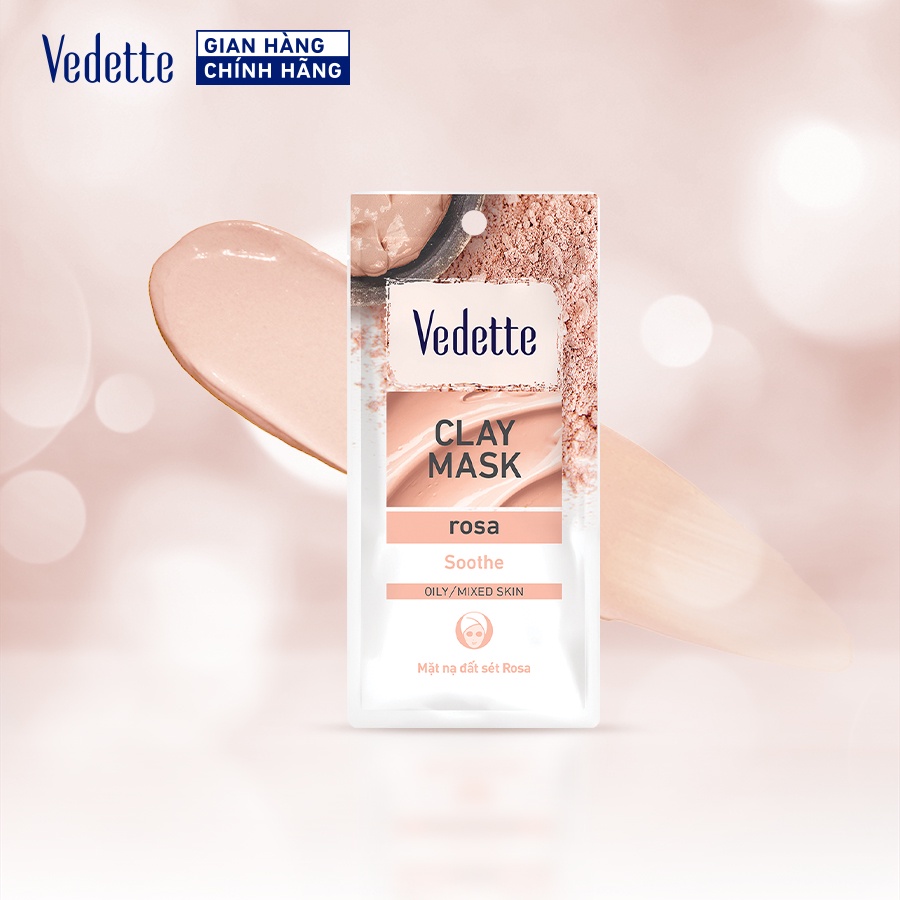 Mặt nạ đất sét Vedette Rosa 12g MNDS-RS-GG0012