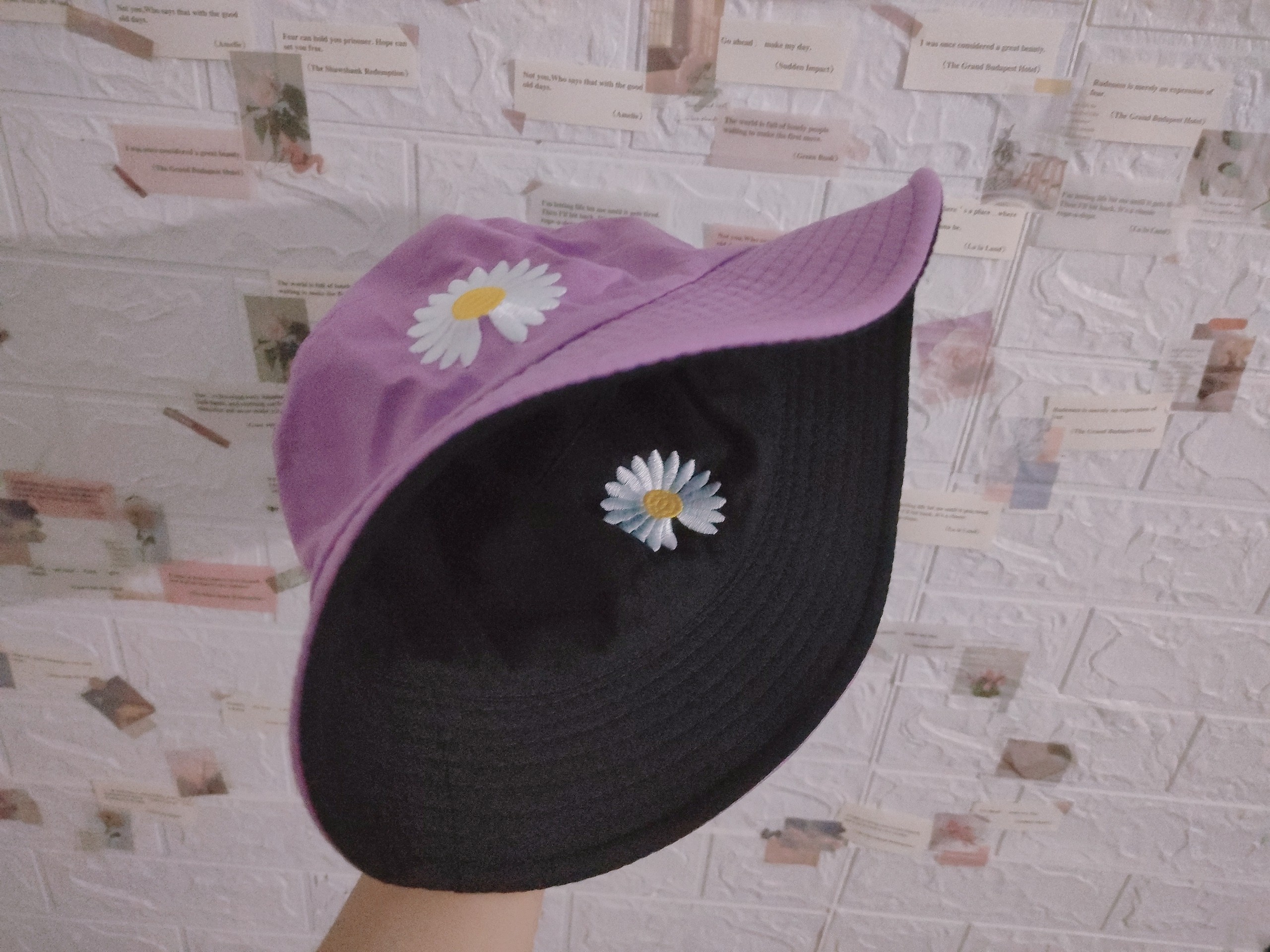 [HCM]Nón Bucket Tai Bèo CÚC G-Dragon 2 Mặt