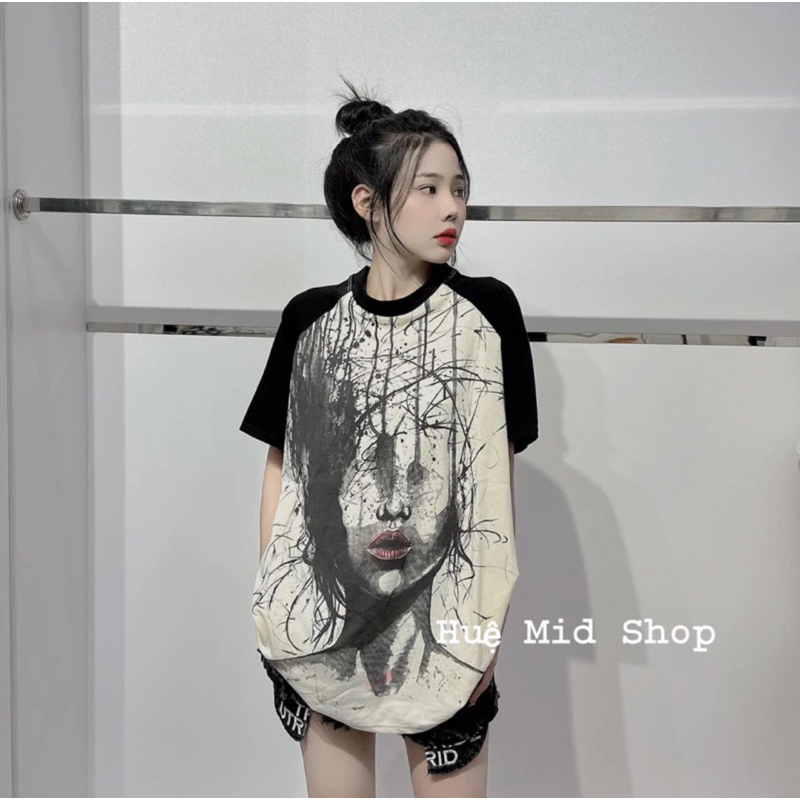 Áo Thun Nữ , Áo In Hình Hot Gơ Loang