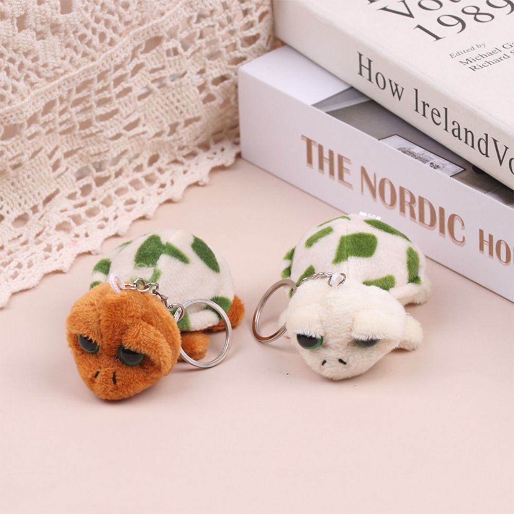 DFDFF PP Cotton Turtle Plush Pendant Plush Turtle Turtle Plush Keychain Cute Plush Key Chain Bag Accessories
