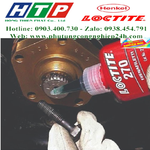 Keo 270 - 50ml khóa ren màu đỏ