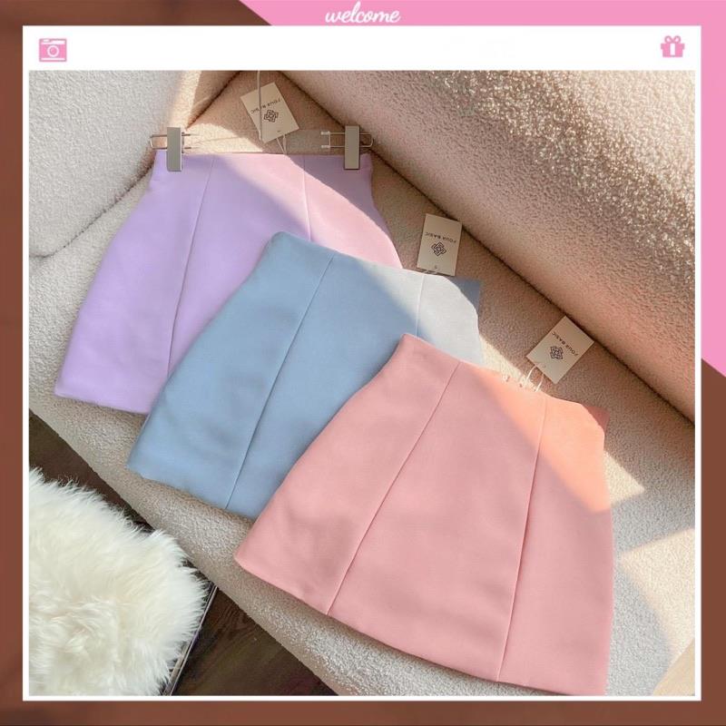 Chân váy cạp cao tôn dáng nữ m916