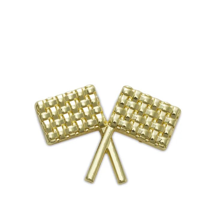 Phụ kiện Jibbitz™ Charm Gold Kart Flags