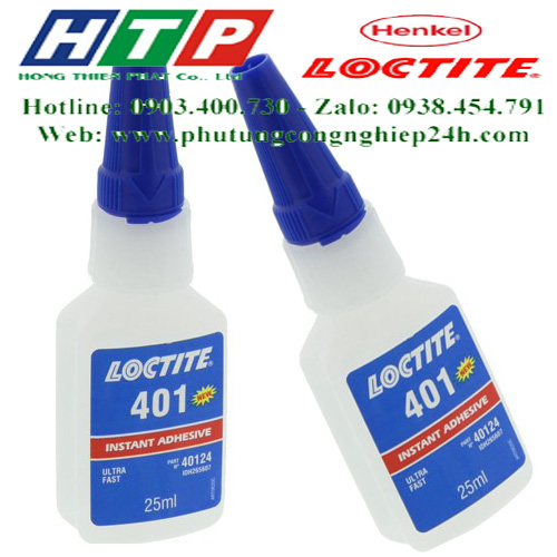 Thông tin kỹ thuật keo loctite 401 - 20gr