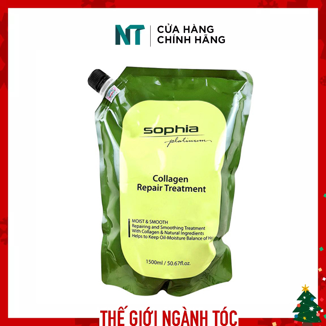 Hấp dầu sophia collagen repair thảo dưỡng phục hồi tóc 500ml