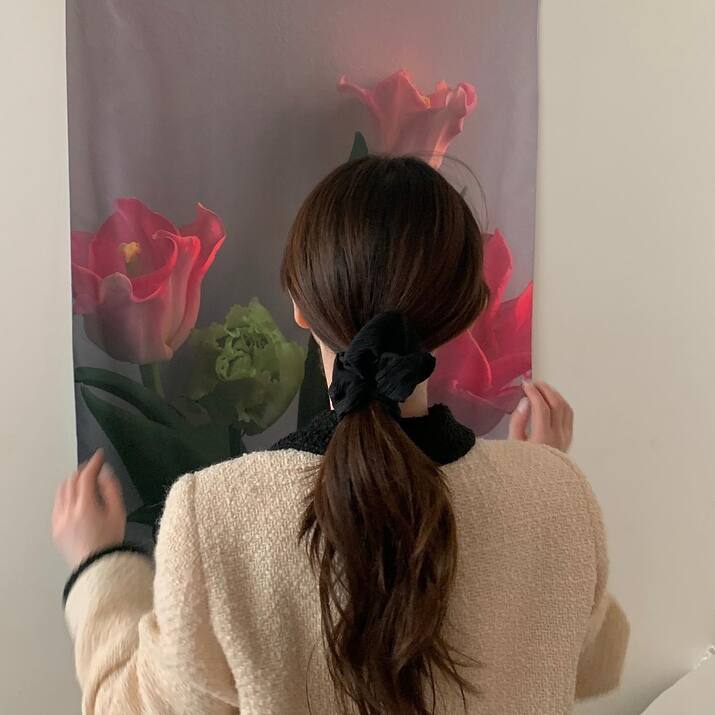 Cột tóc Linen Hairband Hàn Quốc