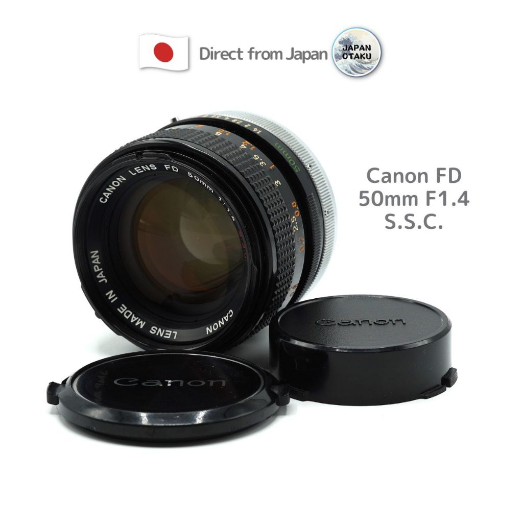 短納期対応 Canon FD 50mm 1:1.4 S.S.C 単焦点明るいレンズ 整備済