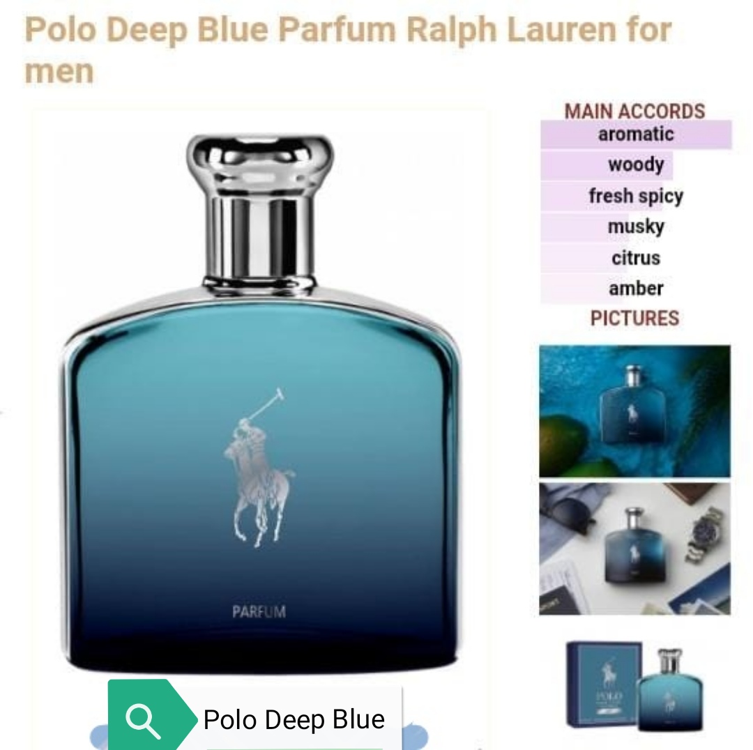 Ralph Lauren Polo Deep Blue Parfum sp 125ml TESTER packaging