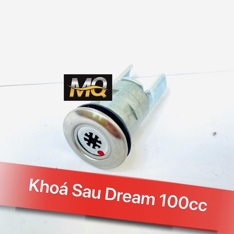BỘ Ổ KHOÁ XE DREAM 100cc (8 CẠNH ĐIỆN VÀ YÊN)