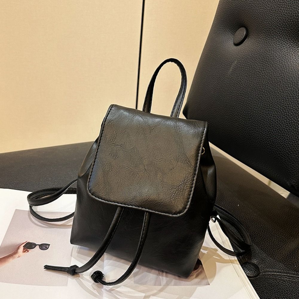 Portable%20PU%20PU%20Backpack%20Small%20Pack%20Brown%20Solid%20Color%20Shoulder%20Bag%20Solid%20Color%20Handbag%20Retro%20Backpack%20Outdoor%20-%20Image%209