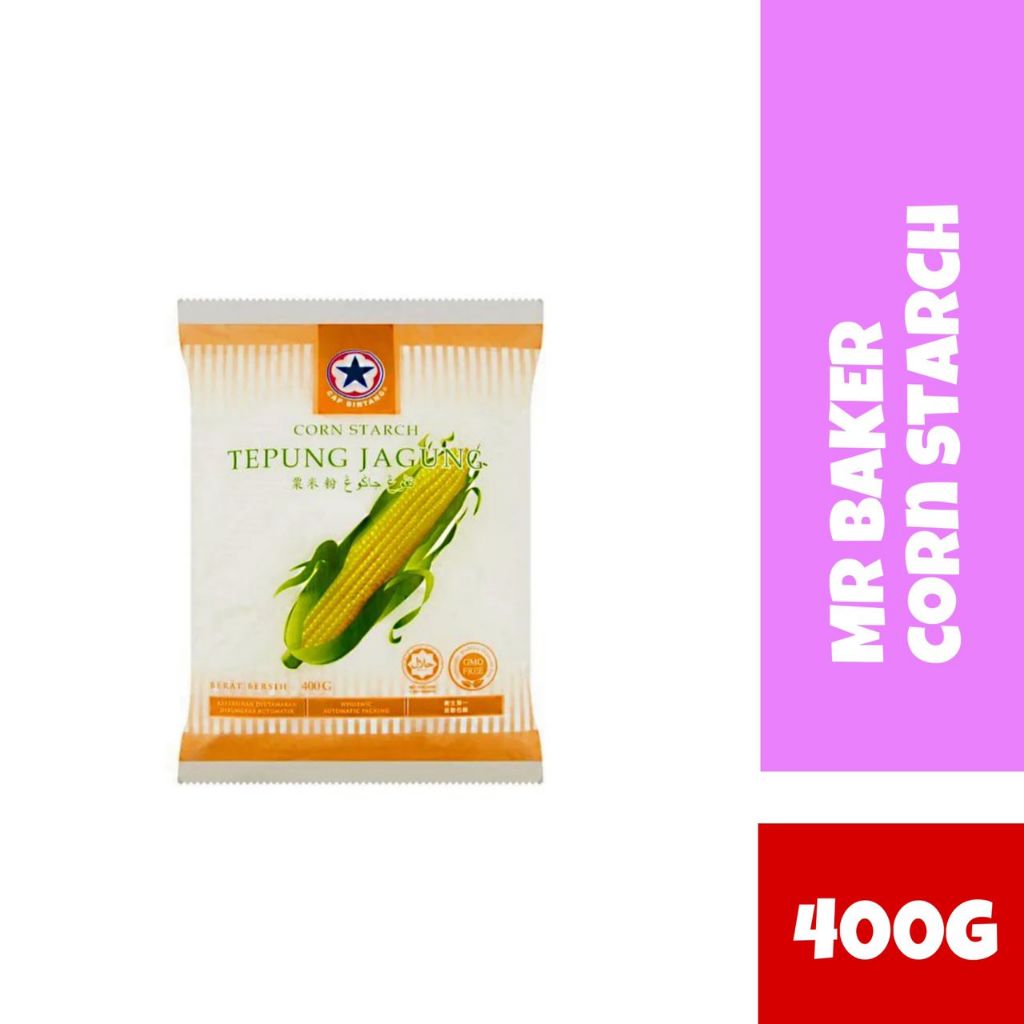 Tepung Jagung Cap Bintang Corn Starch / Star Brand Corn Flour 400g ...