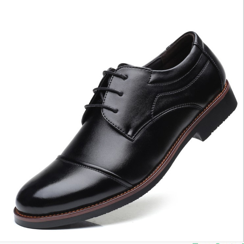 Casual Leather Shoes Male 45 Plus-sized 