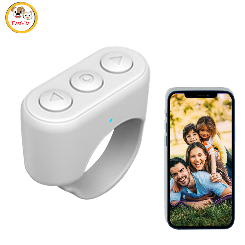 Bluetooth-compatible Remote Control Page Turner Compatible For Tik Tok Mobile Phone Remote Shutter Selfie Button