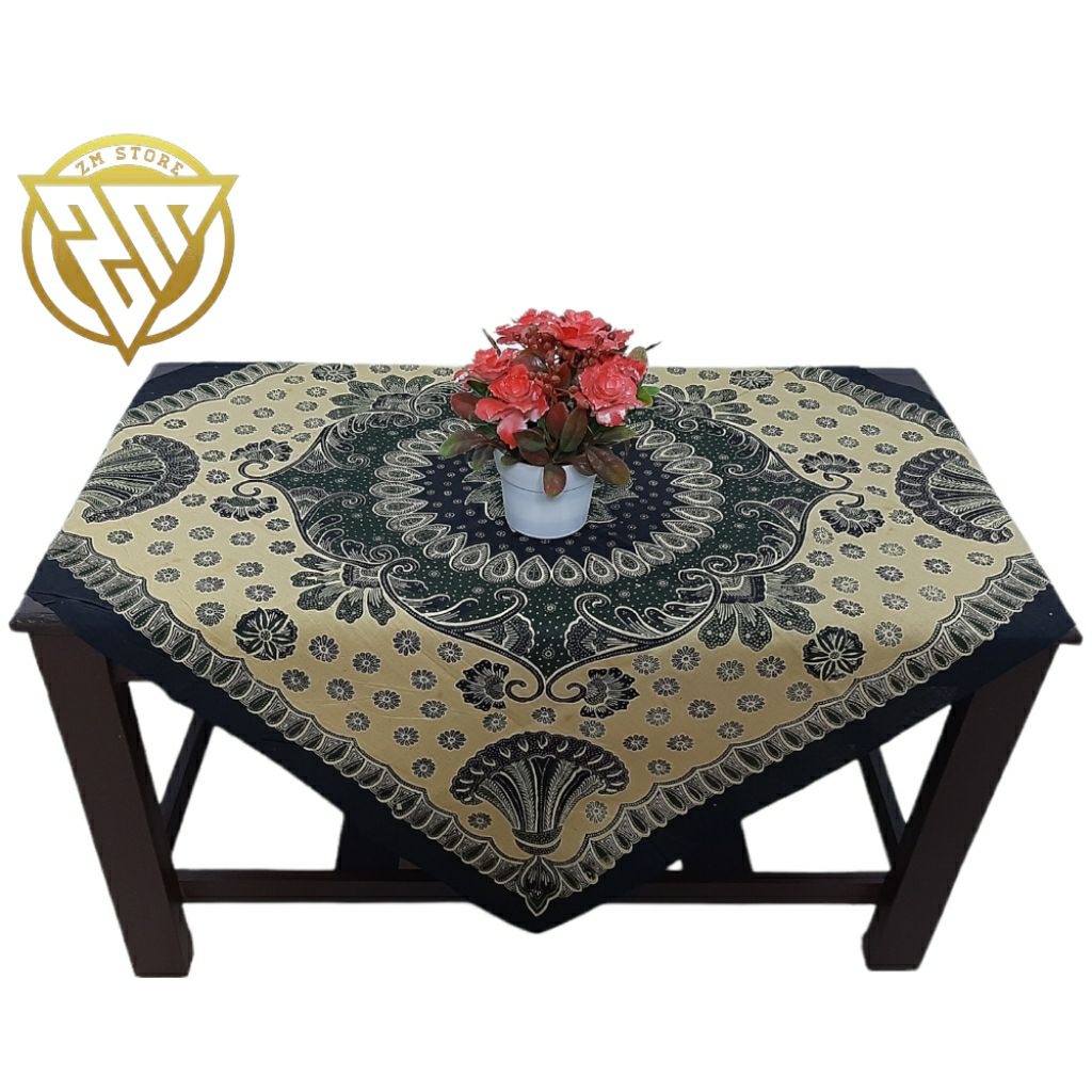 TAPLAK MEJA BATIK SEGI EMPAT HARGA LUSIN MURAH TAPLAK MEJA RUANG TAMU ...