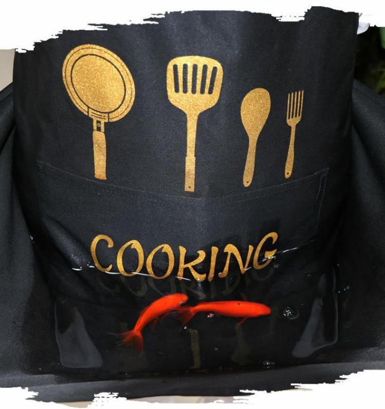 Tạp Dề Chống Thấm Nước Họa Tiết Cooking