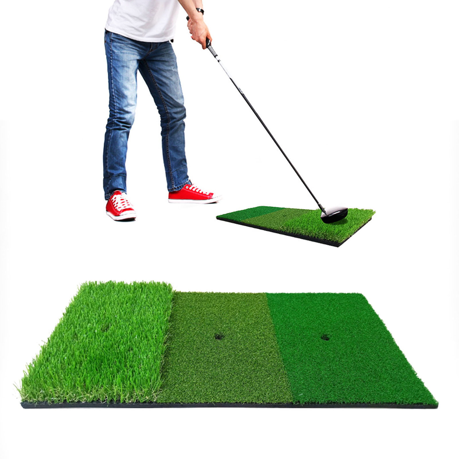 Convenient and Efficient Golf Training Tool Golf Training Mat Improve Your Golf Swing with Precision Training Mat Indoor/outdoor Golf Aid less Than