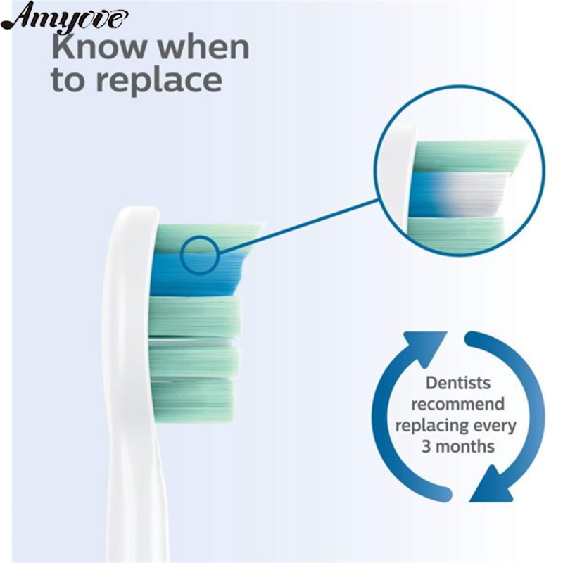 4pcs Philips Sonicare C2 Optimized Plaque Control Hx9023/65 Replacement Brush Head C2