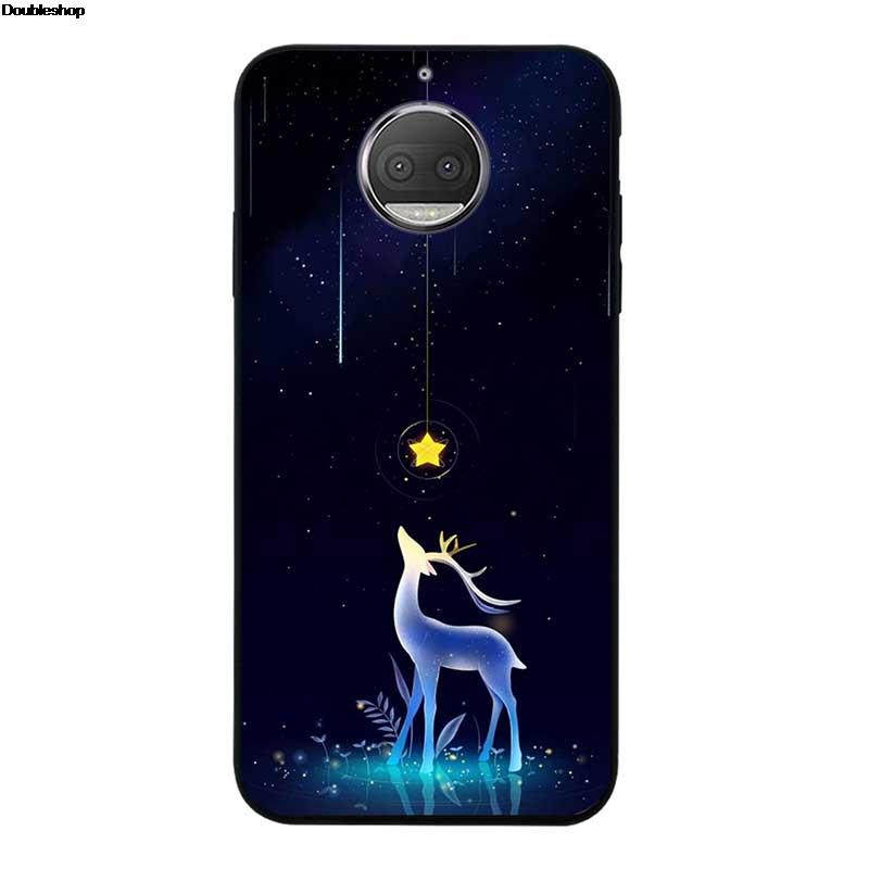 For motorola moto g5s plus hljsh pattern soft silicon tpu case cover