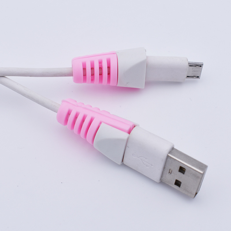 10 Chiếc Bảo Vệ Cáp Cuốn Gọn Dòng Dữ Liệu Ốp Lưng Bảo Vệ Lò Xo Sạc Tai Nghe Vỏ Cáp