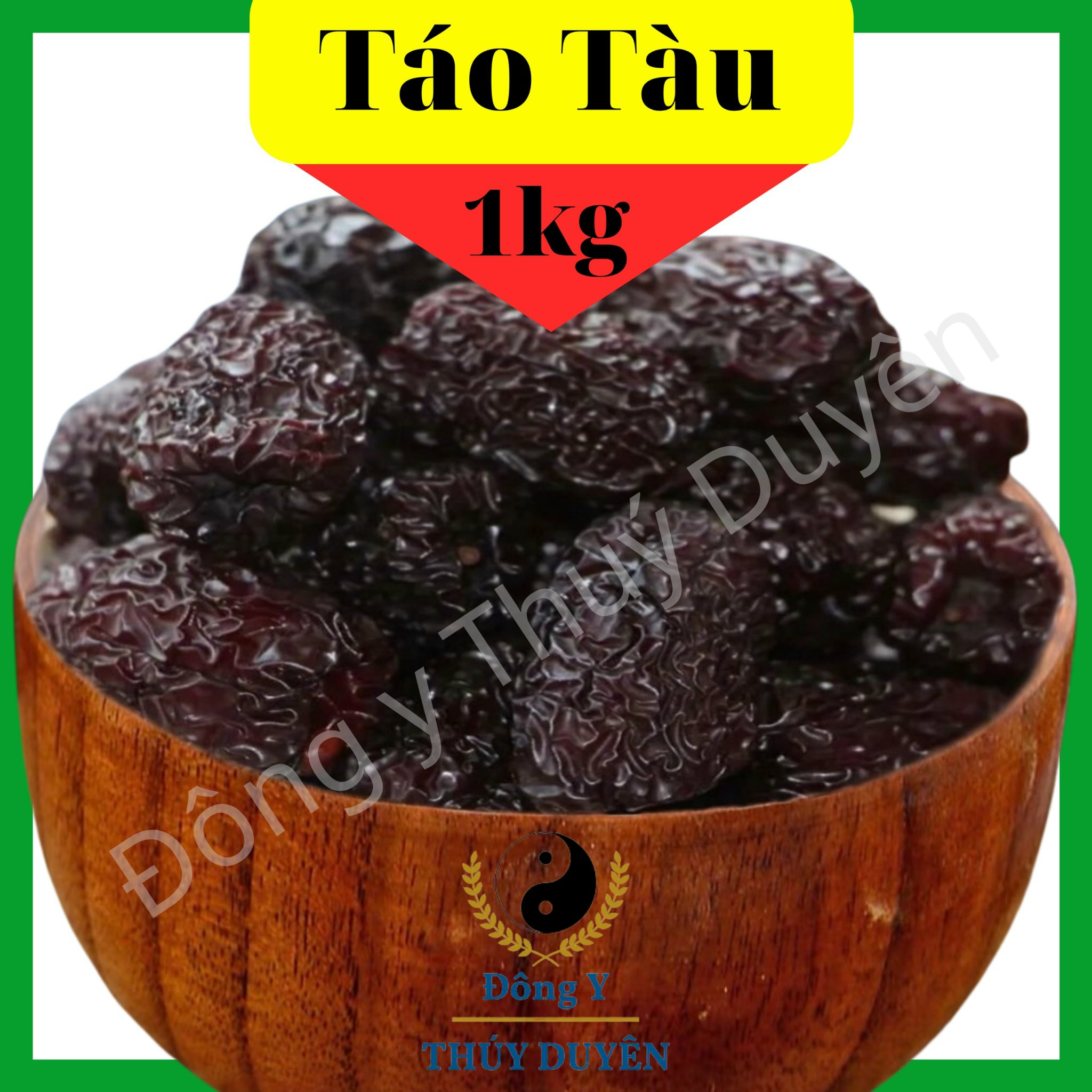 1kg Táo Tàu đen Loại 1 (Quả to, Dày thịt, Dẻo, Hàng chất lượng loại 1)