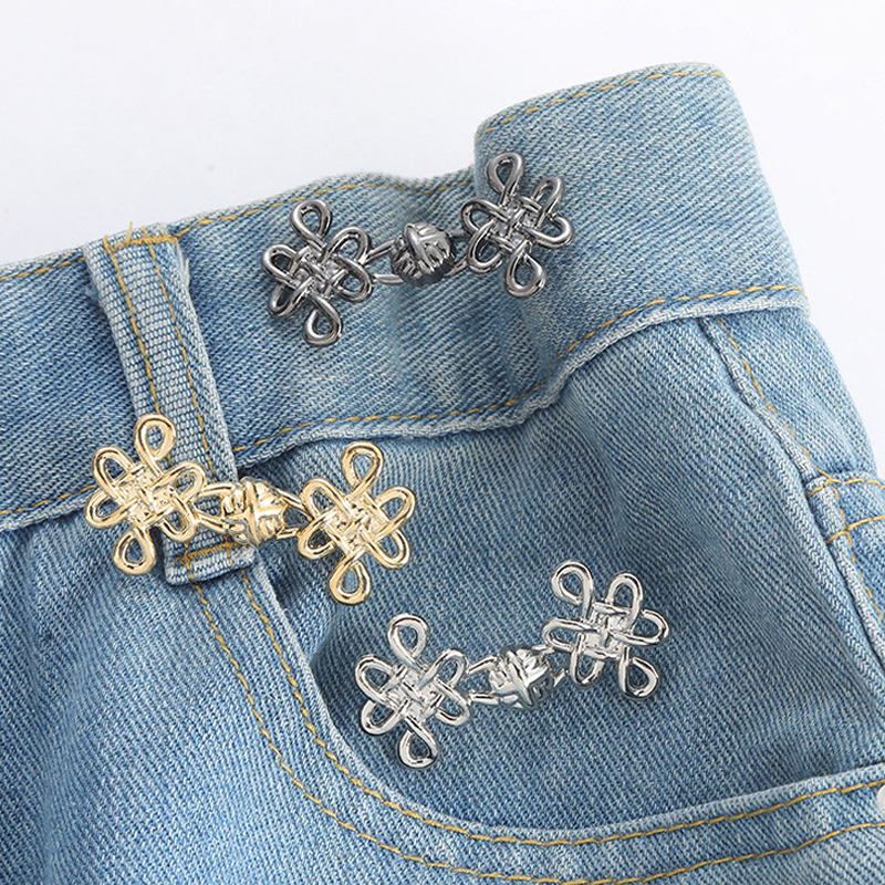 Chinese%20Knot%20Waist%20Buckle%20Detachable%20Pants%20Clips%20Waist%20Tightener%20Nail-free%20Metal%20Button%20Snaps%20For%20Jeans%20Decoration%20-%20Image%206