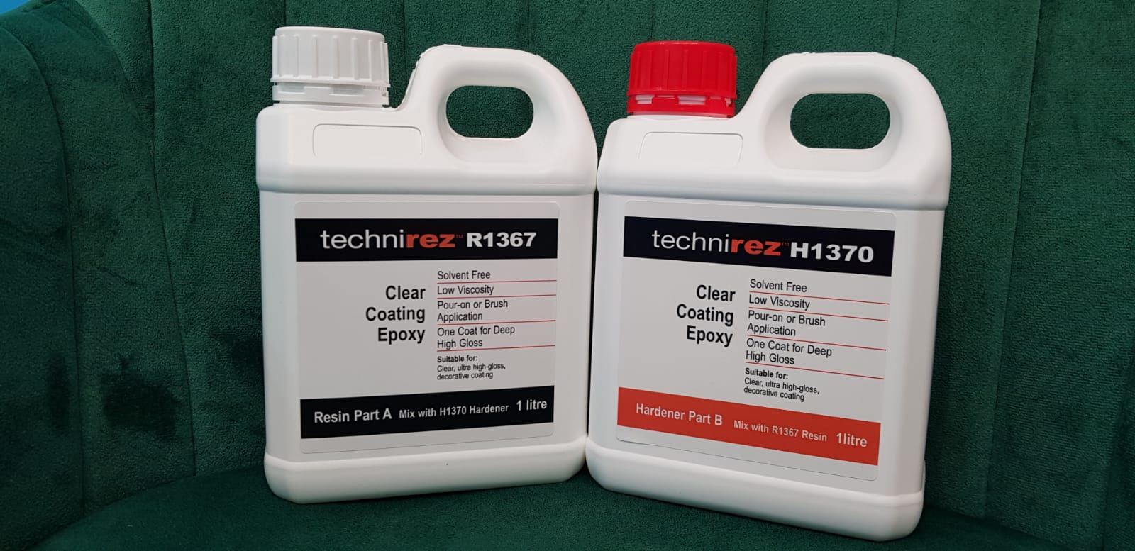 Kinetix Technirez R1367 & H1370 High Gloss Crystal Clear Coating