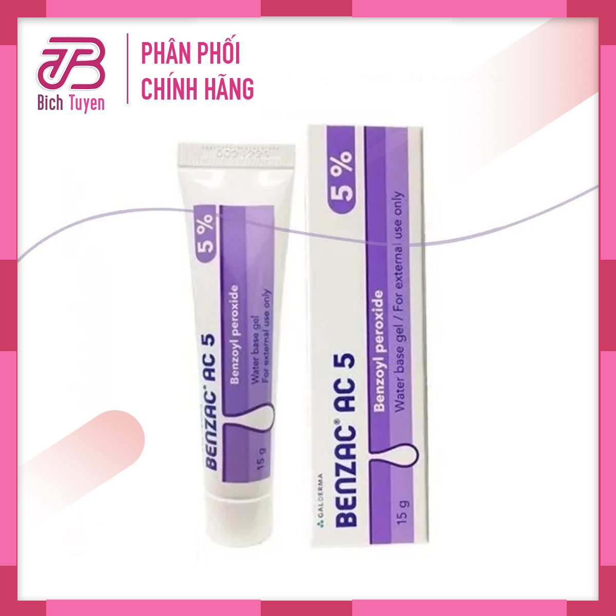 Benzac 5% 15g Galderma does 5% Benzac acne relief cream ideal solution for fly acne-blemish acne wrap Benzac 5% effective blemish