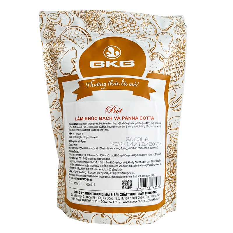 Bột khúc bạch bkb bịch 500g