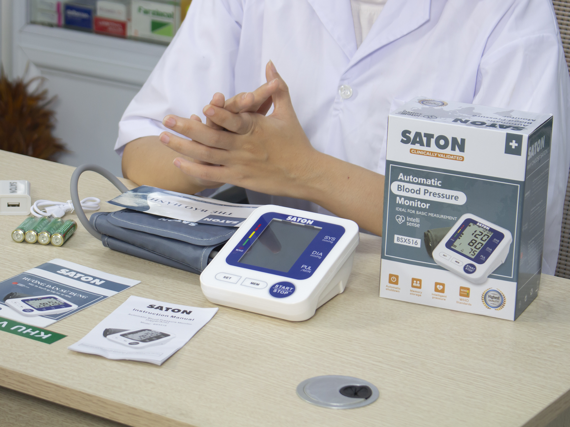 Máy đo huyết áp SATON BSX516