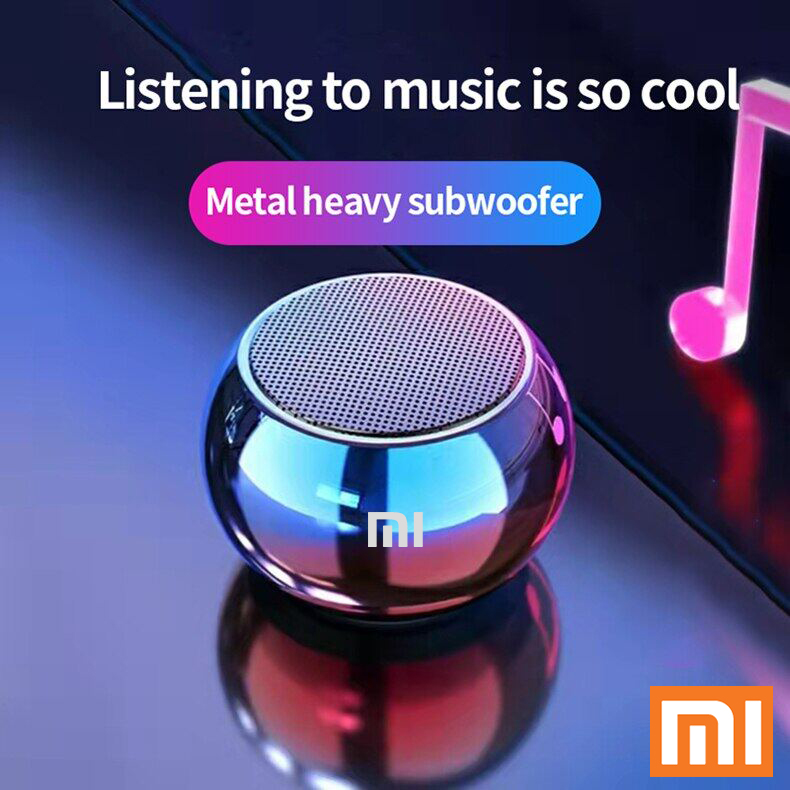 ♥Limit Free Shipping♥ XIAOMI Flash Wireless Bluetooth-compatible Speaker Portable Small Metal Heavy Subwoofer Outdoor Mini Audio Compatible For Ios / Android
